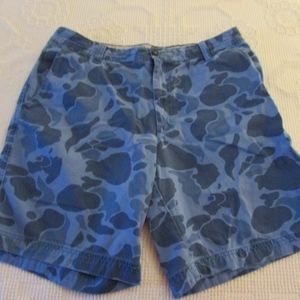Mens IZOD Saltwater Camo Shorts Size 36